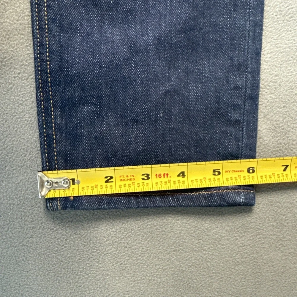 Aritzia Denim Forum Jeans Womens 26 Yoko High Rise Slim Dark Wash Button Fly NWT